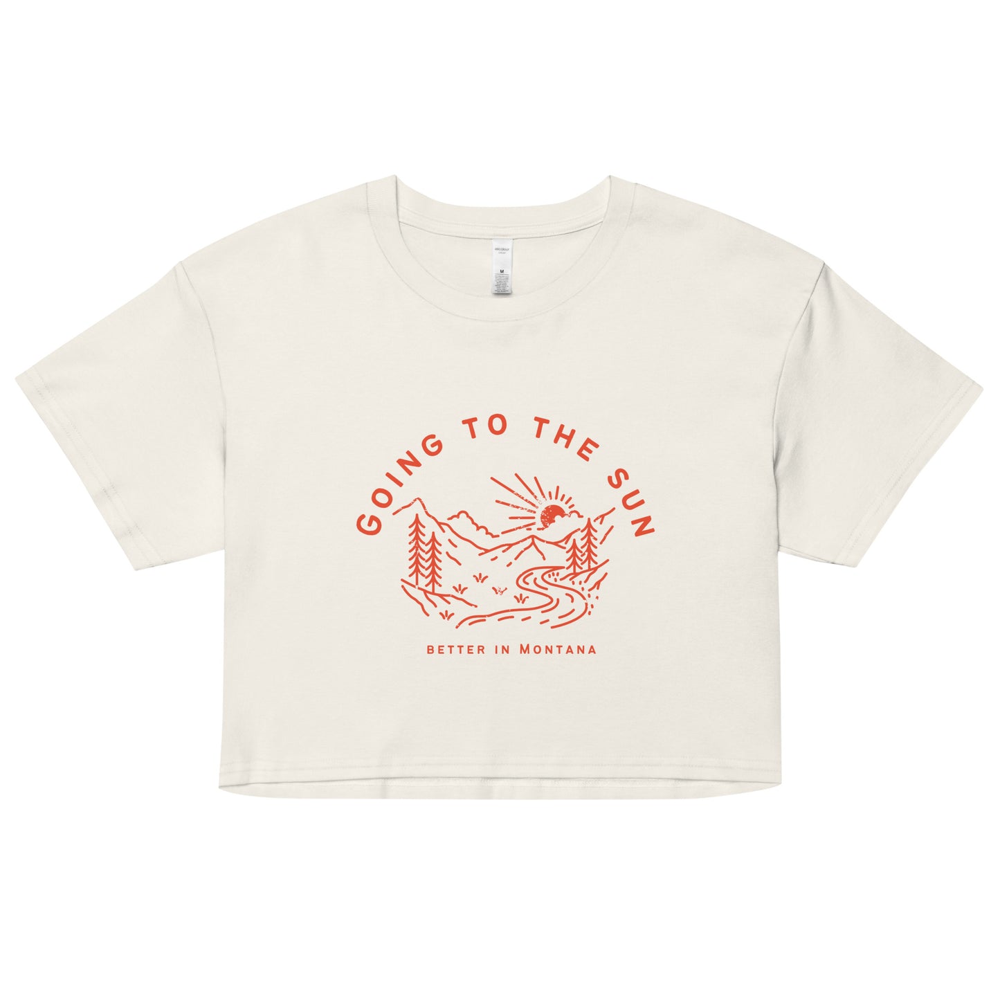 Going To The Sun Women’s Crop Top