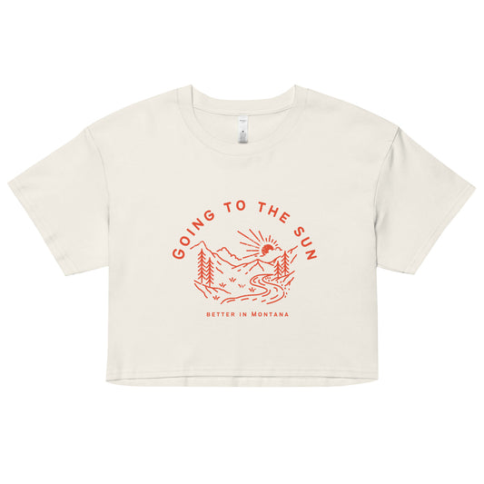 Going To The Sun Women’s Crop Top